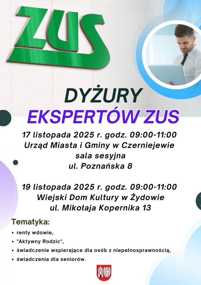 Dyżury Ekspertów ZUS